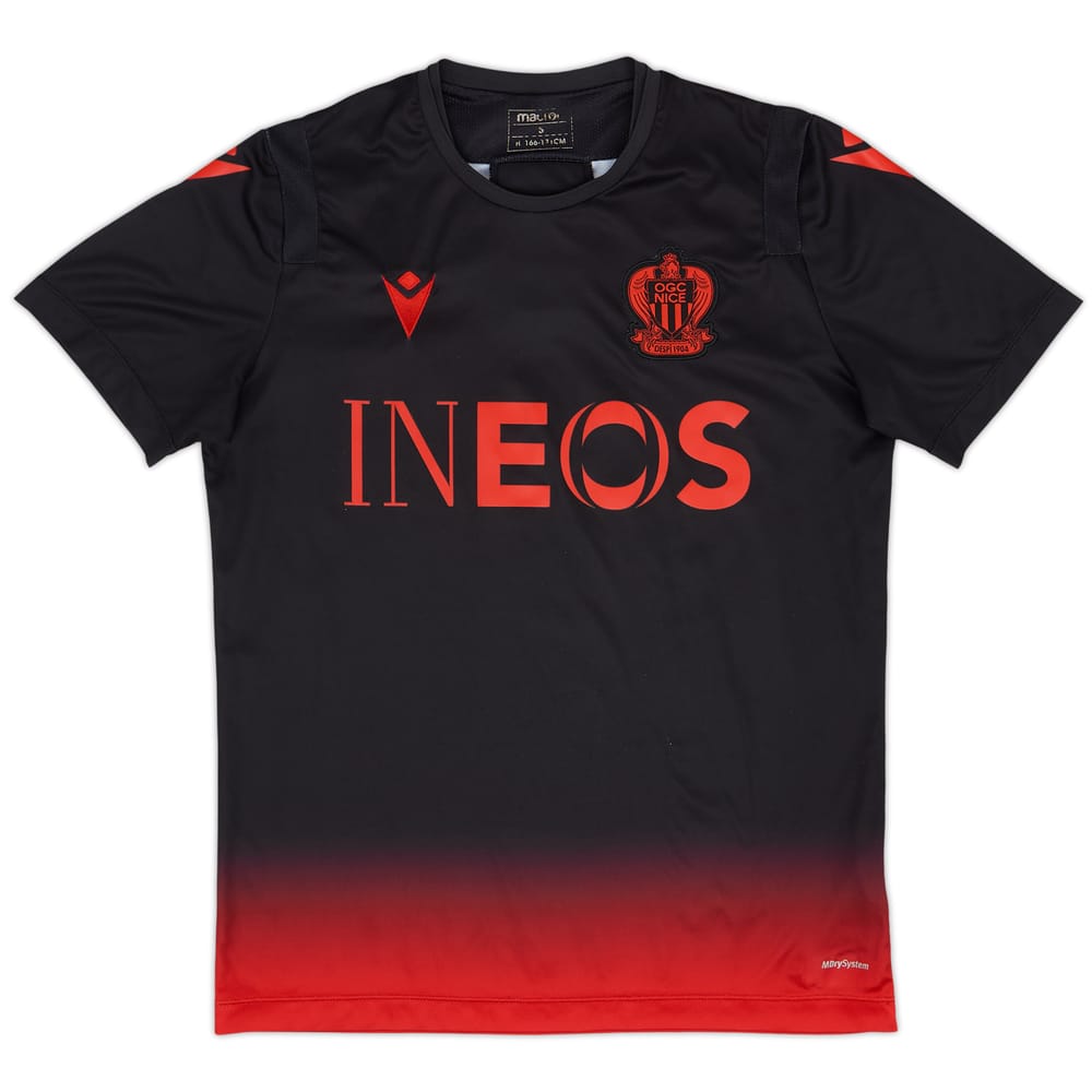2020-21 Nice Macron Training Shirt - 8/10 - (S)