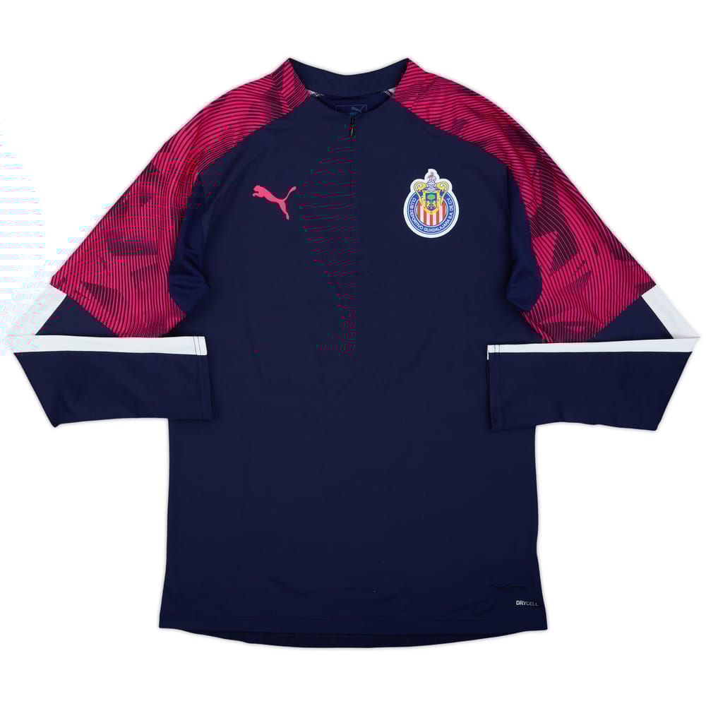 2019-20 Chivas Guadalajara Puma 1/4 Zip Training Top - 8/10 - (M)