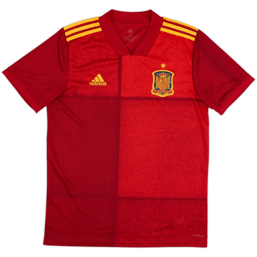 2020-21 Spain Home Shirt - 8/10 - (M)