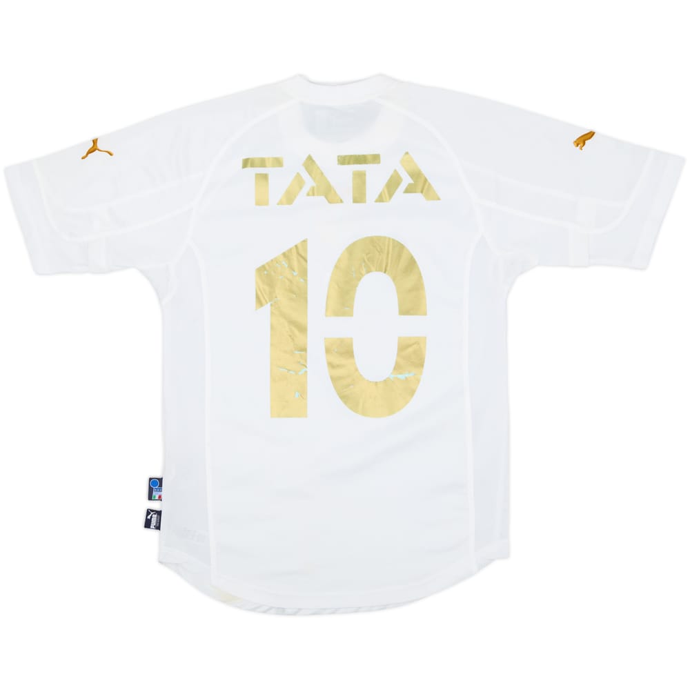 2004-06 Italy Away Shirt Tata #10 - 4/10 - (S)