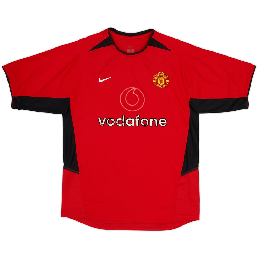 2002-04 Manchester United Home Shirt - 4/10 - (M)