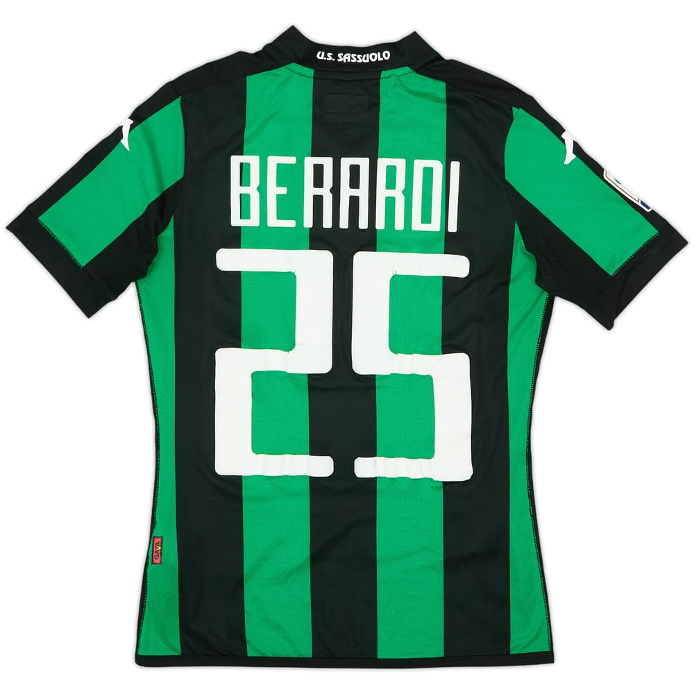 2016-17 Sassuolo Authentic Home Shirt Berardi #25 - 5/10 - (XS)