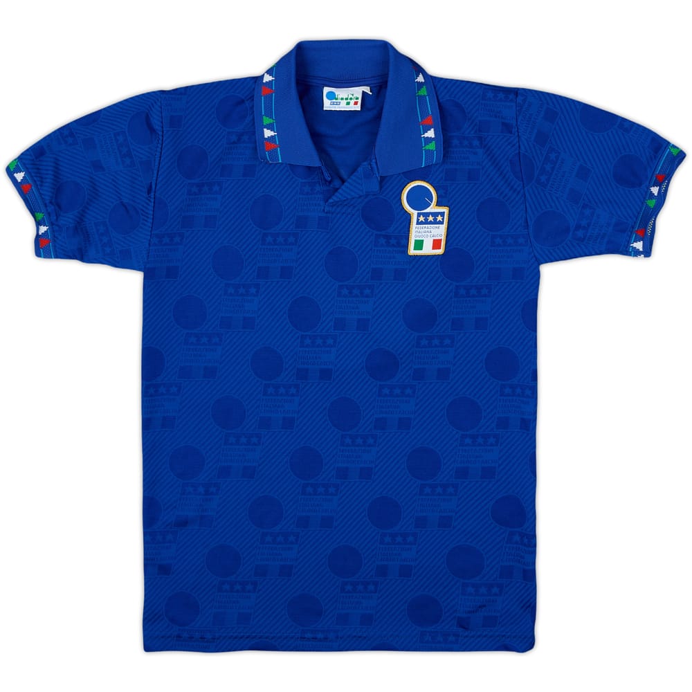 1994 Italy Home Shirt (Baggio) #10 - 7/10 - (L.Boys)