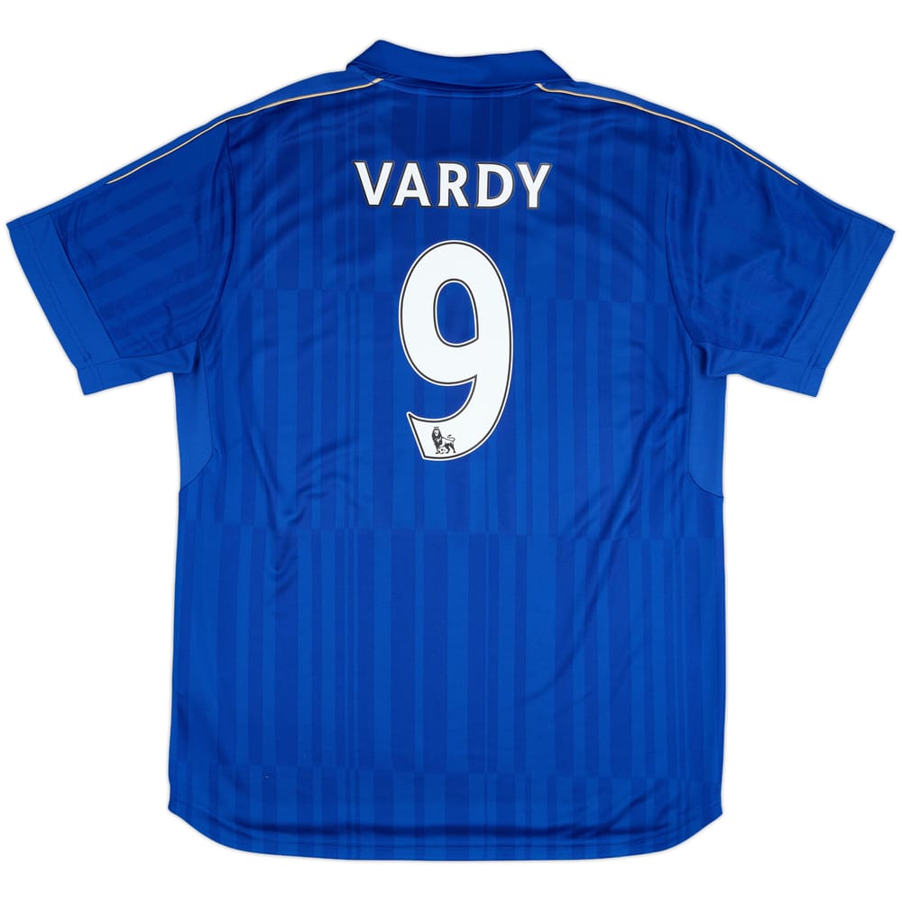 2016-17 Leicester Home Shirt Vardy #9 - 8/10 - (XL)