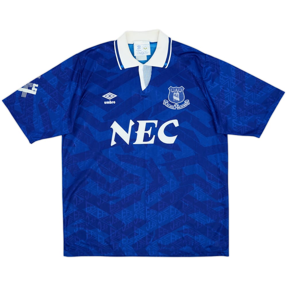1991-93 Everton Home Shirt - 8/10 - (L)