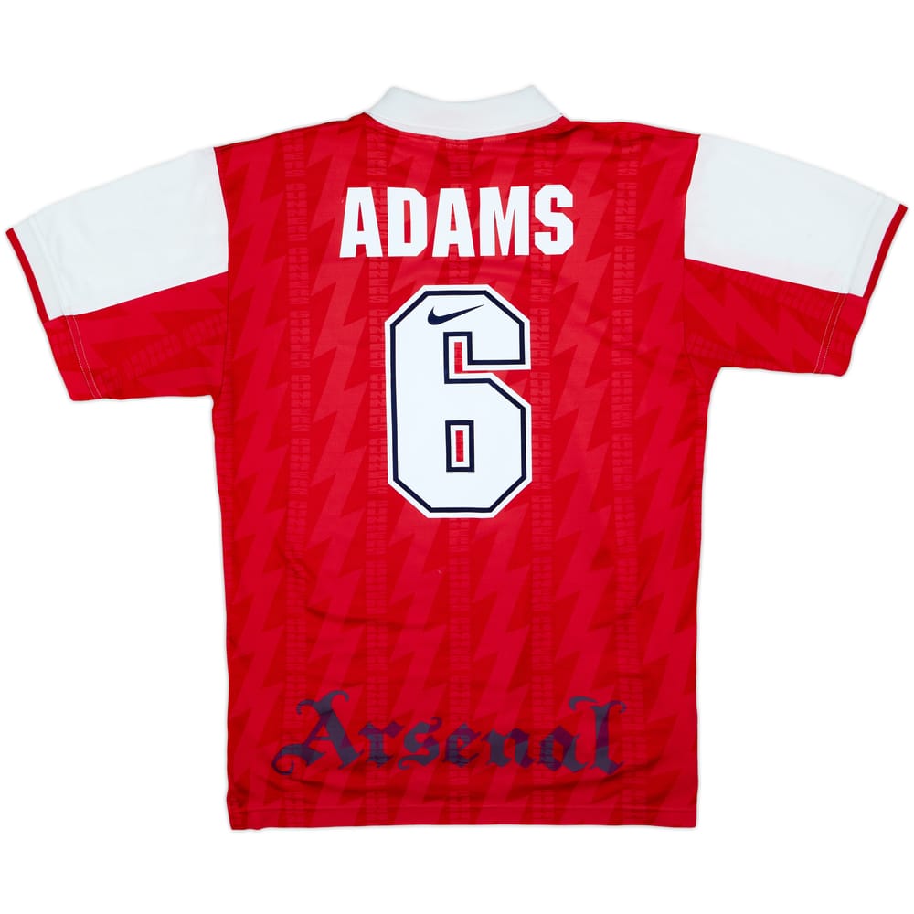 1994-96 Arsenal Home Shirt Adams #6 - 6/10 - (L)