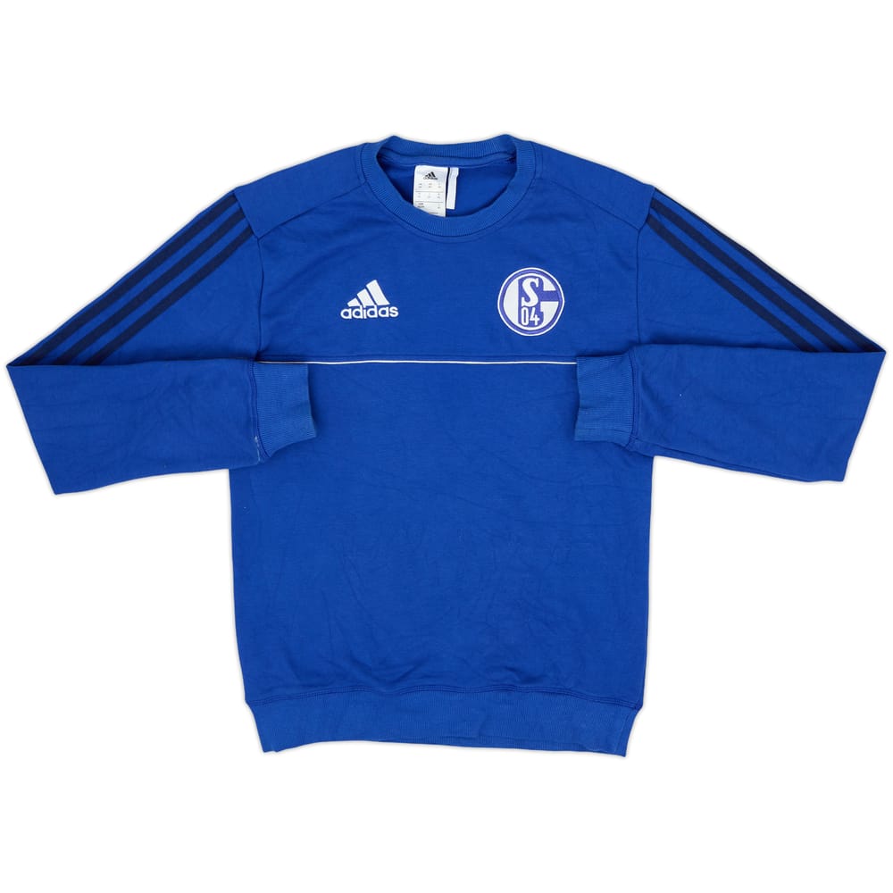 2017-18 Schalke adidas Sweat Top - 9/10 - (XS)