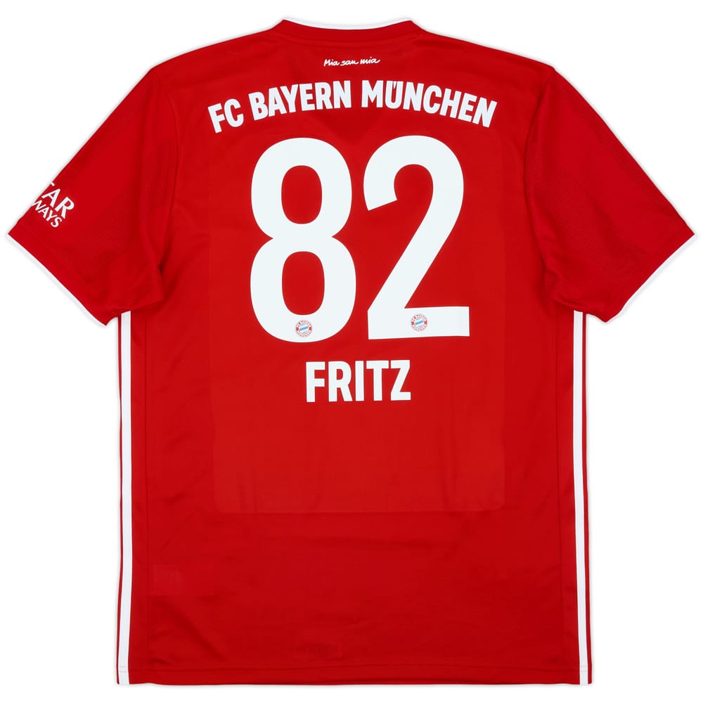 2020-21 Bayern Munich Home Shirt Fritz #82 - 8/10 - (L)