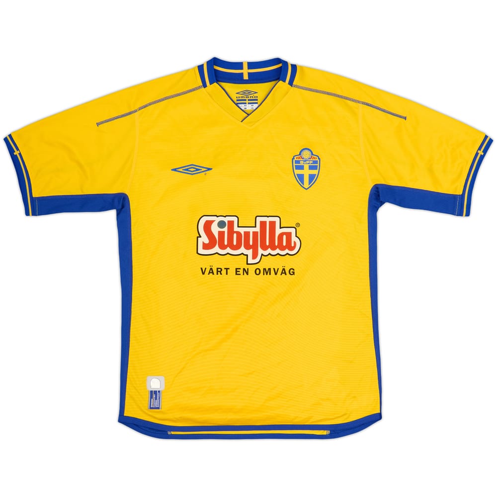 2003-04 Sweden Home Shirt Superstar #10 - 9/10 - (S)