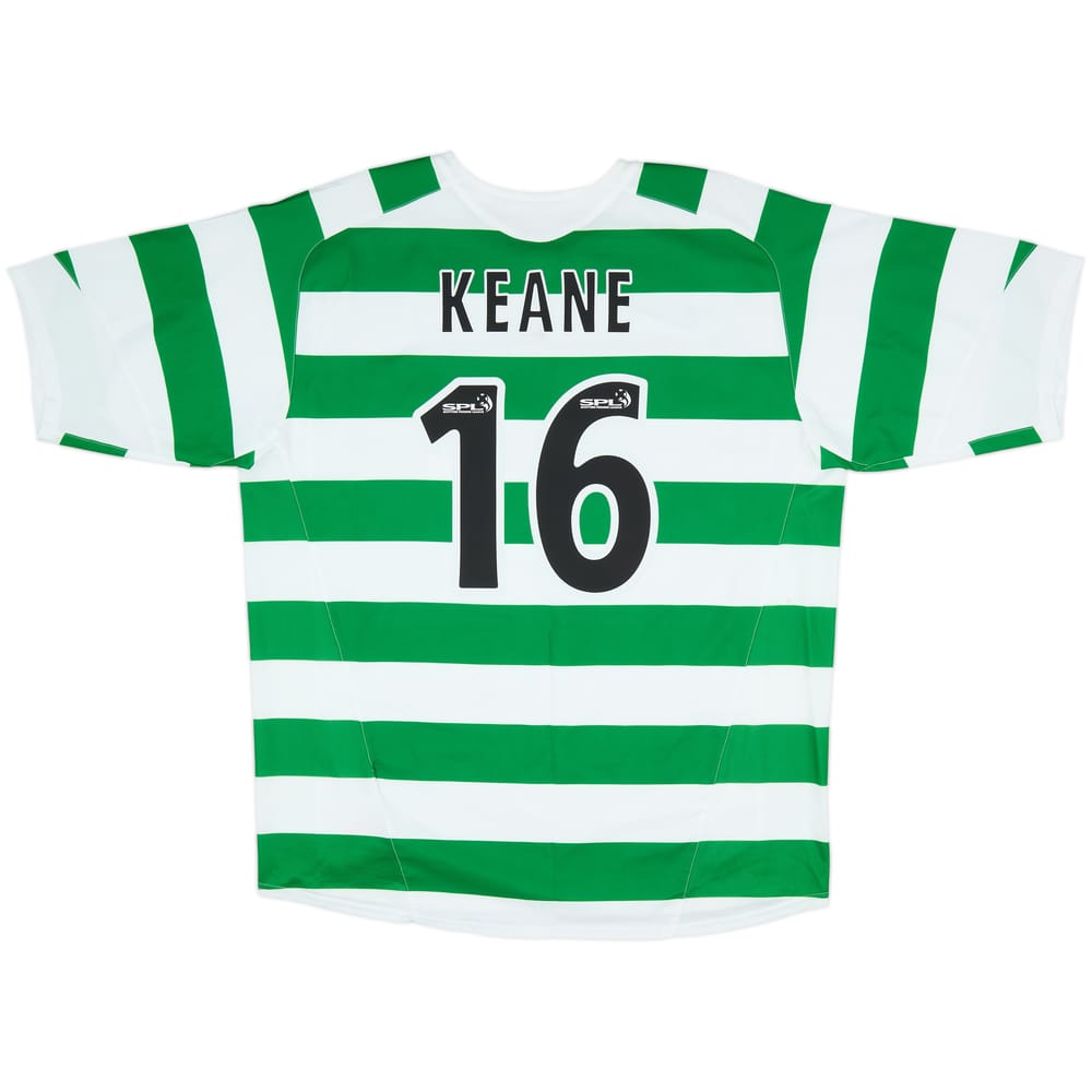 2005-07 Celtic Home Shirt Keane #16 - 5/10 - (XL)