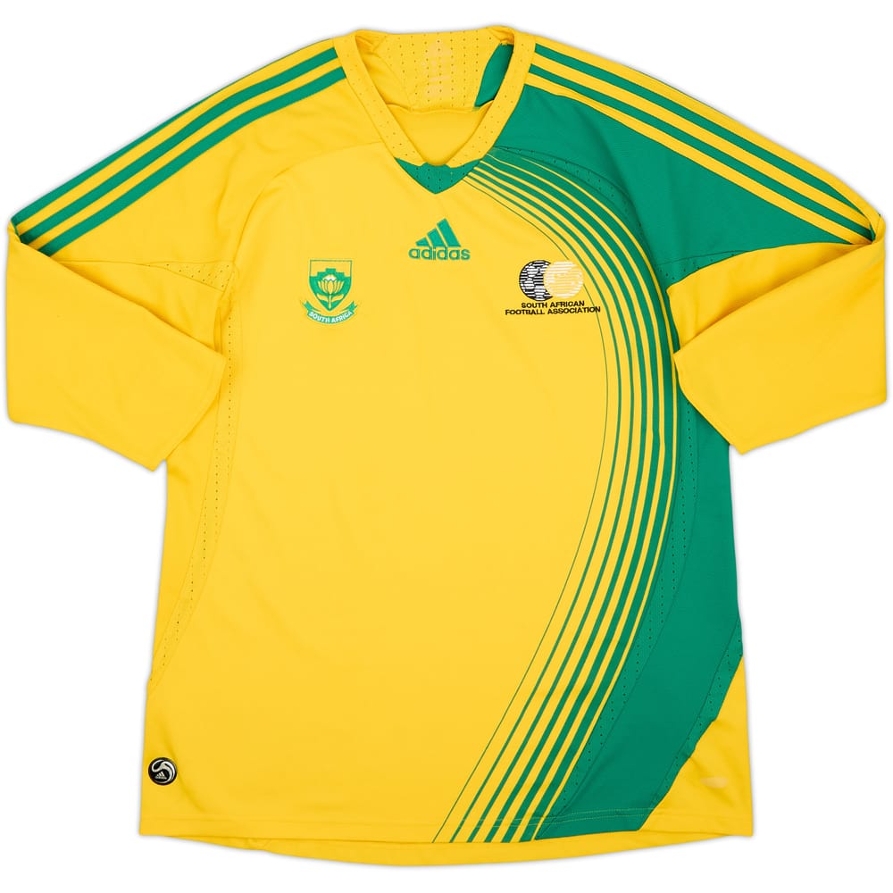 2007-09 South Africa Home L/S Shirt - 8/10 - (M)