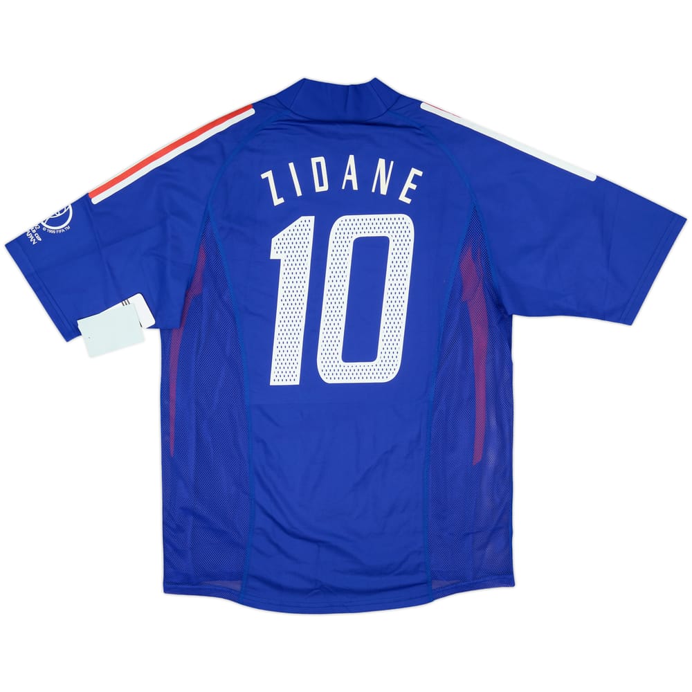 2002-04 France Player Issue Home Shirt Zidane #10 (M)