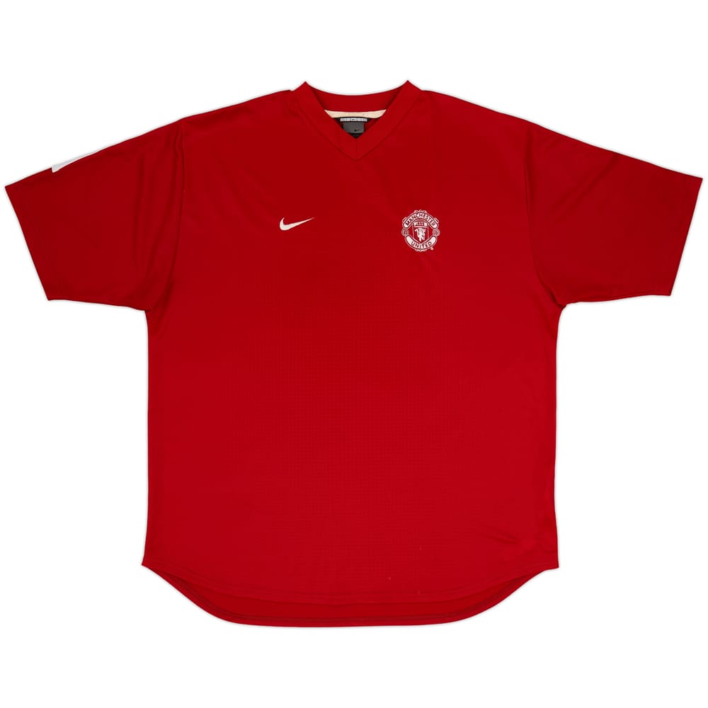 2002-03 Manchester United Nike Training Shirt - 9/10 - (XL)