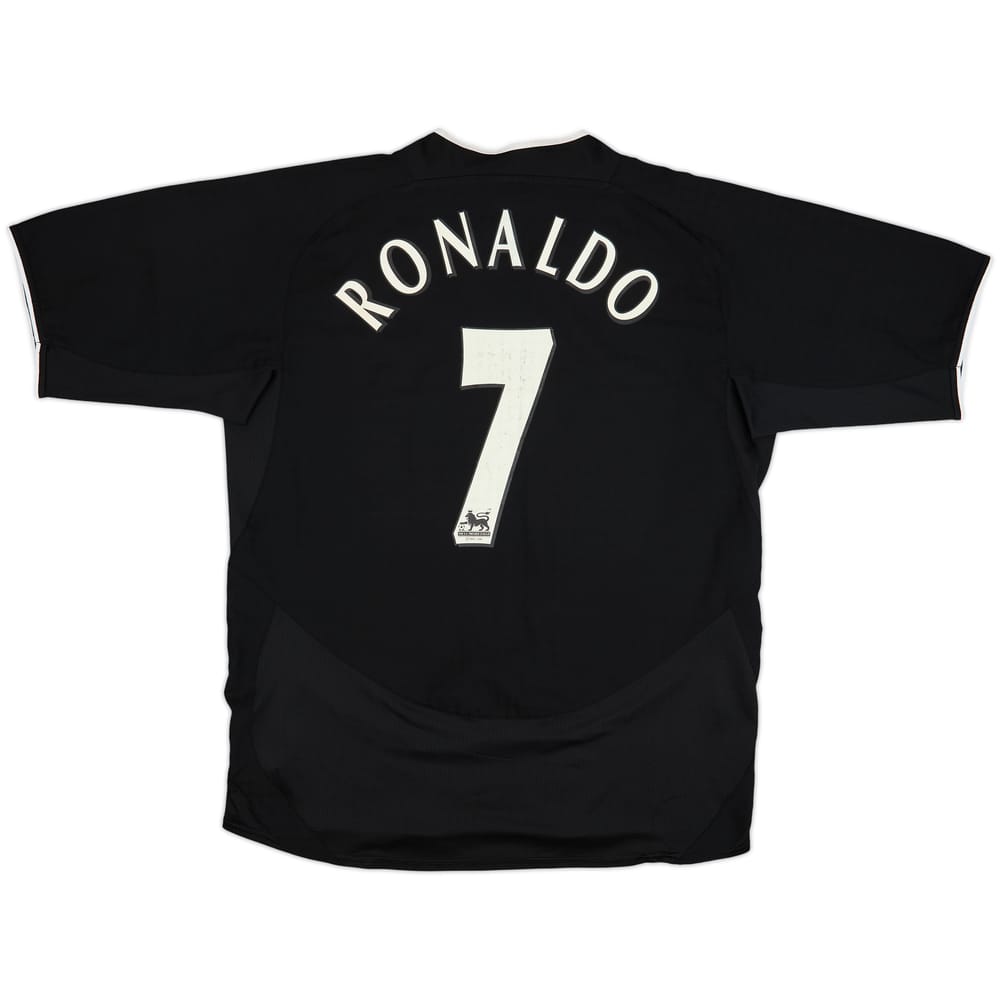 2003-05 Manchester Unido Camiseta Visitante Ronaldo #7 - 6/10 - (L)