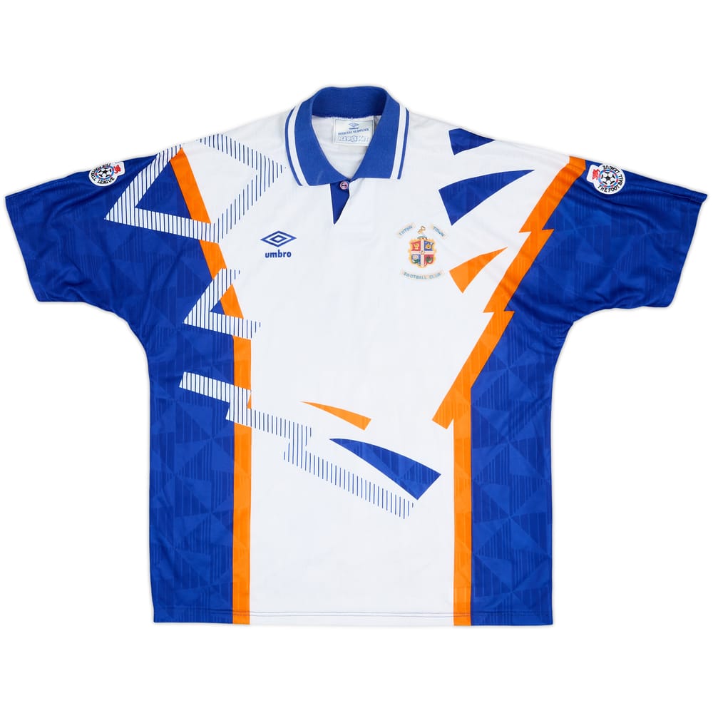1991-92 Luton Town Home Shirt #6 - 8/10 - (L)