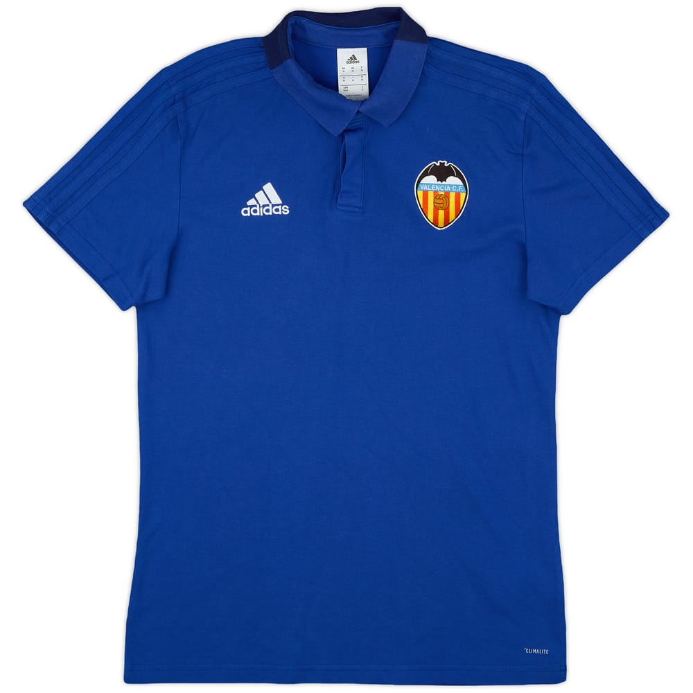 2018-19 Valencia adidas Polo Shirt - 8/10 - (M)