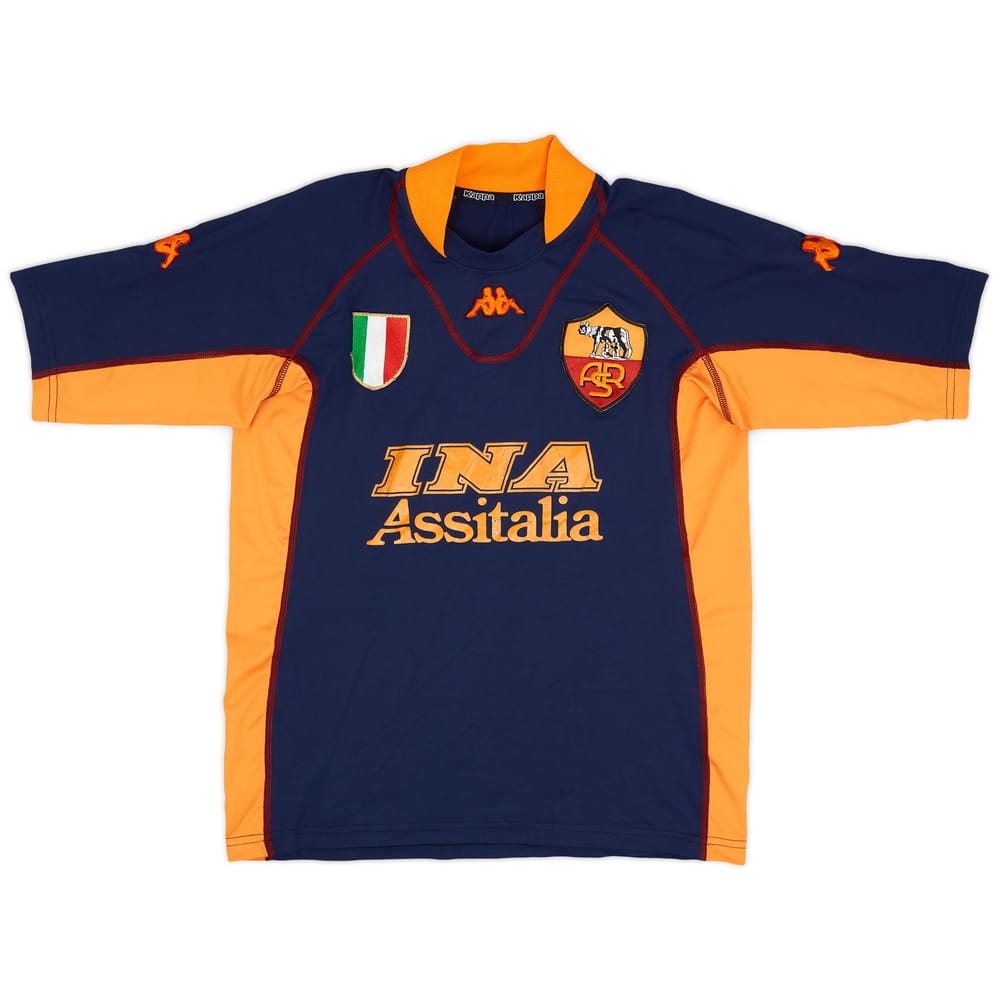 2001-02 Roma Third Shirt - 6/10 - (L.Boys)