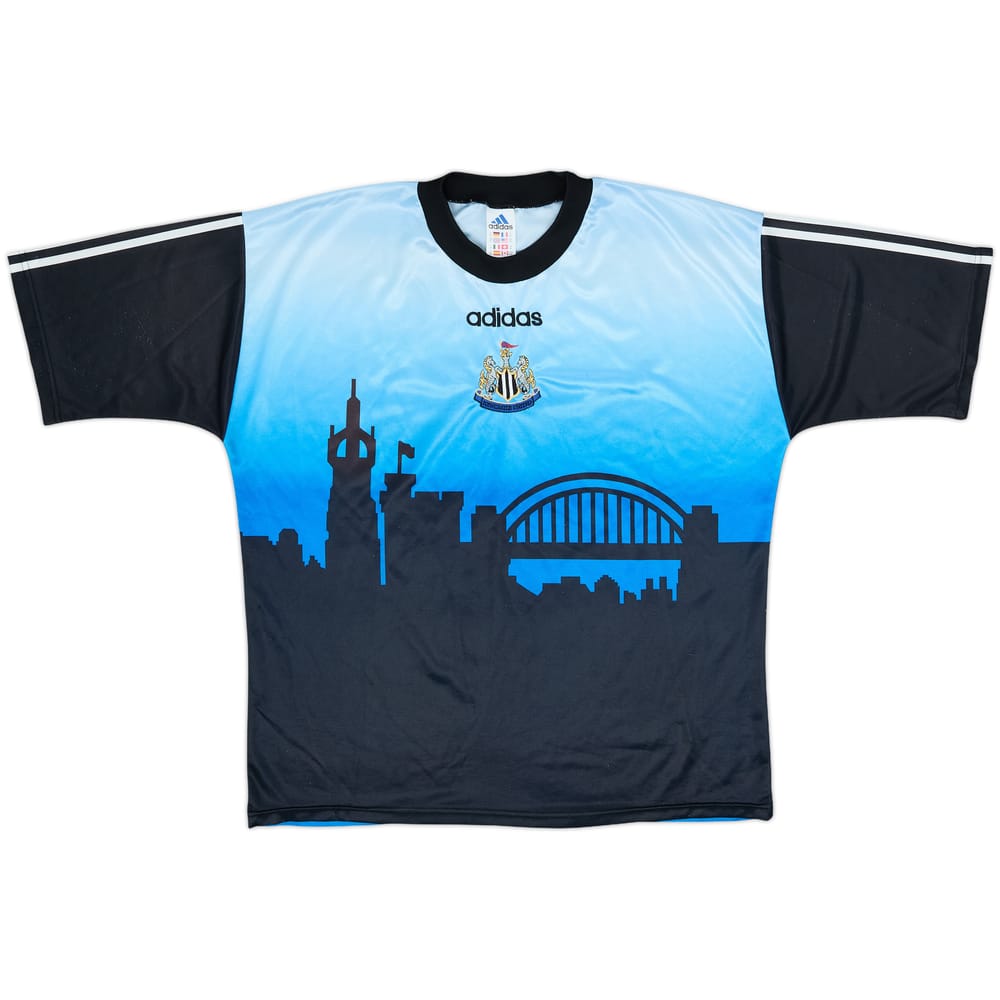 1996-97 Newcastle adidas Training Shirt - 8/10 - (M)