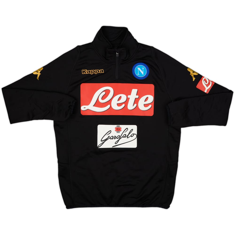 2015-16 Napoli Kappa 1/4 Zip Training Top - 7/10 - (XS)