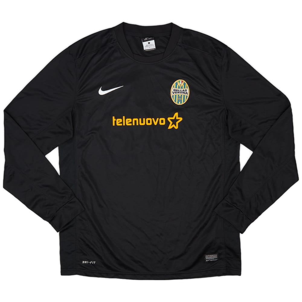 2013-14 Hellas Verona Youth Third L/S Shirt #15 - 8/10- (L)