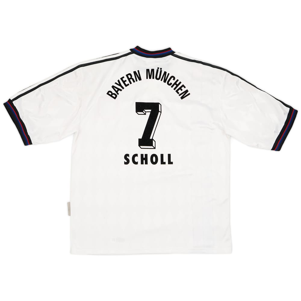 1996-98 Bayern Munich Away Shirt Scholl #7 - 8/10 - (XL)