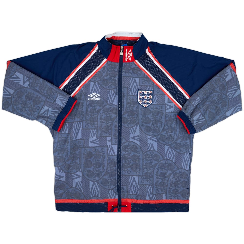 1993-95 England Umbro Track Jacket - 7/10 - (L)