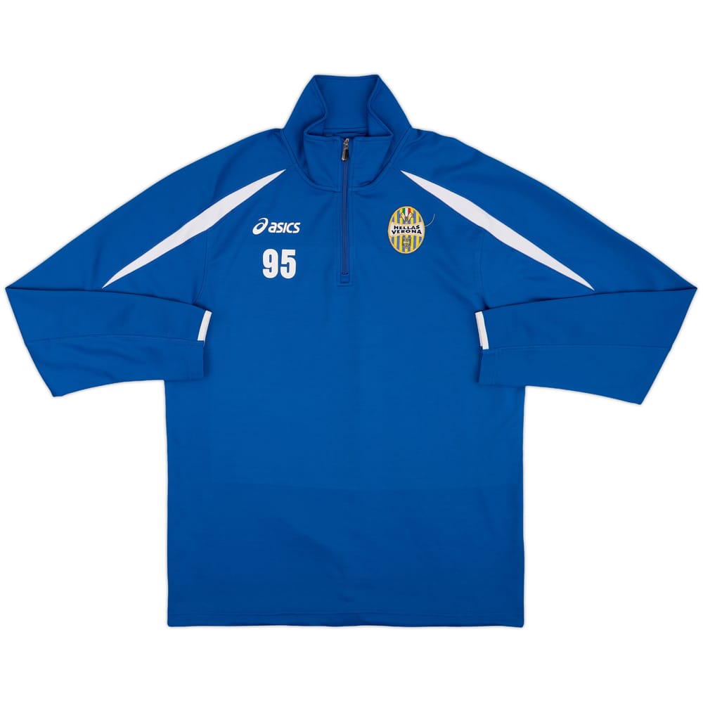 2006-07 Hellas Verona Asics 1/4 Zip Training Top - 8/10 - (XL)