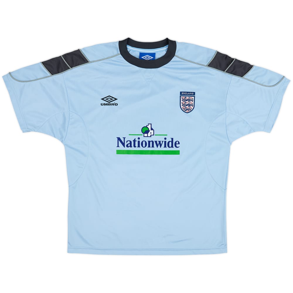 2000-01 England Umbro Training Shirt - 8/10 - (M)