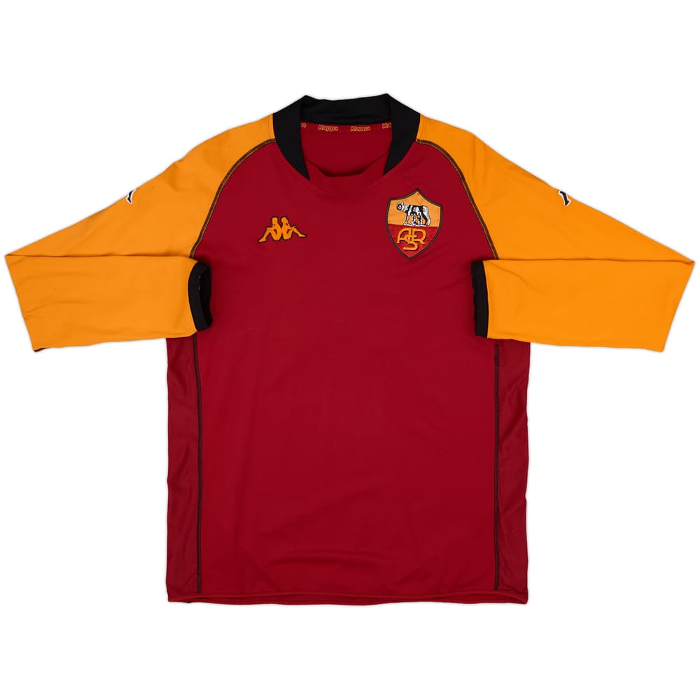 2002-03 Roma European Away L/S Shirt #18 - 3/10 - (XXL)