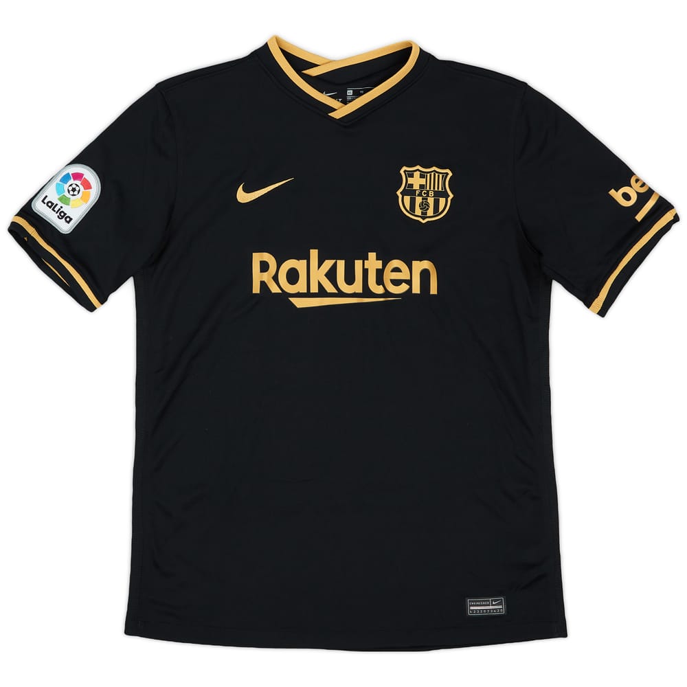 2020-21 Barcelona Away Shirt - 10/10 - (XL.Boys)