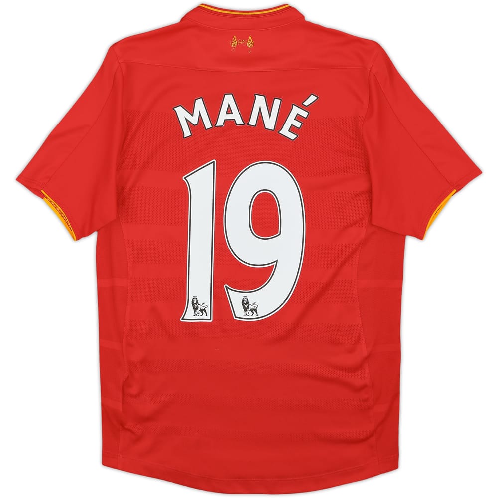 2016-17 Liverpool Home Shirt Mane #19 - 8/10 - (XL.Boys)