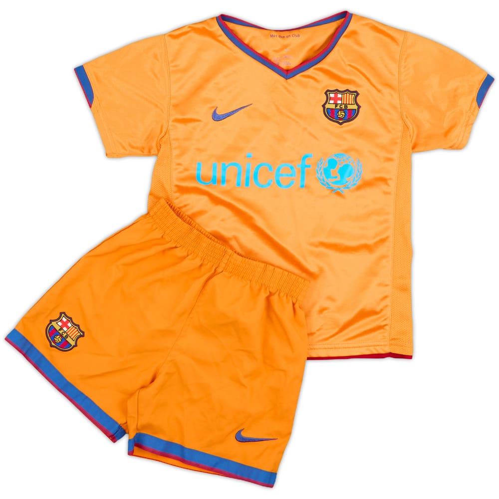 2006-08 Barcelona Away Shirt & Shorts - 9/10 - (4-5 Years)