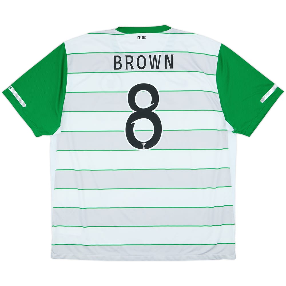 2011-12 Celtic Away Shirt Brown #8 - 8/10 - (XXL)