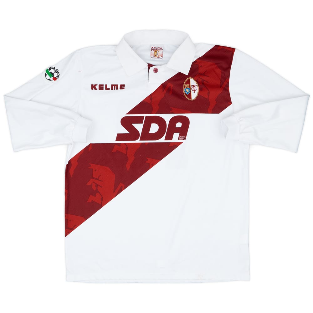 1998-99 Torino Match Issue Away L/S Shirt #10