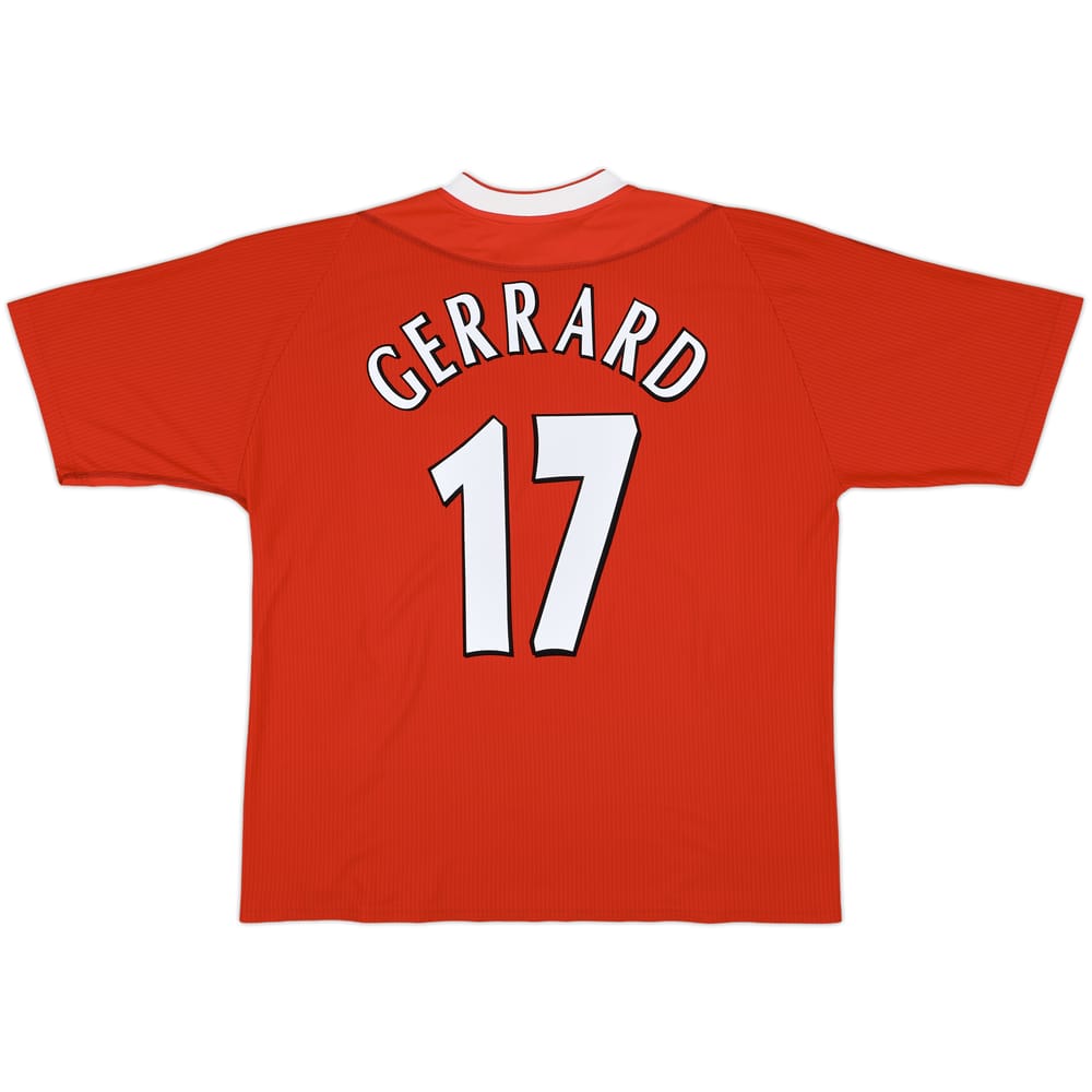 2002-04 Liverpool Home Shirt Gerrard #17 - 6/10 - (XL)