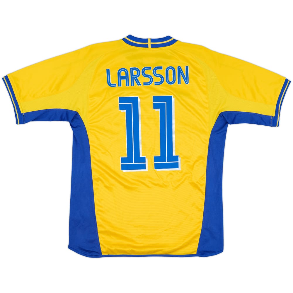 2003-04 Sweden Home Shirt Larsson #11 - 8/10 - (M)