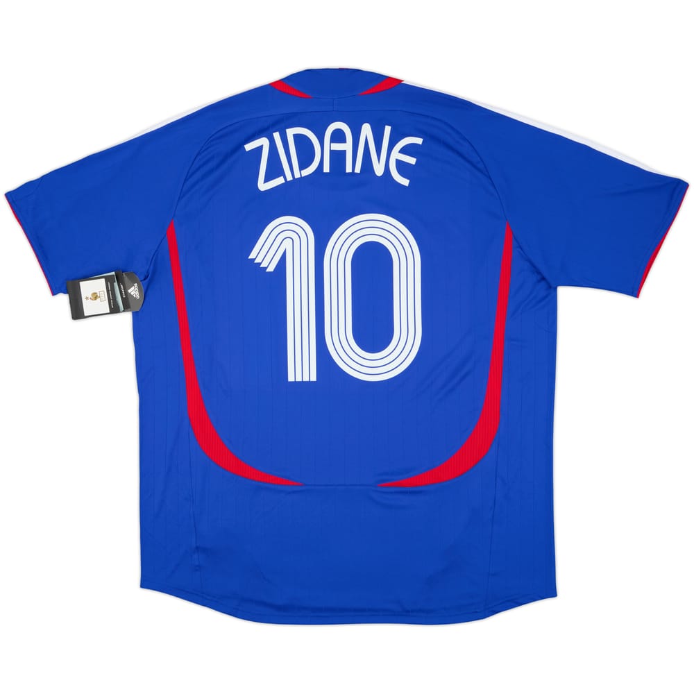 2006-07 France Home Shirt Zidane #10 (XL)