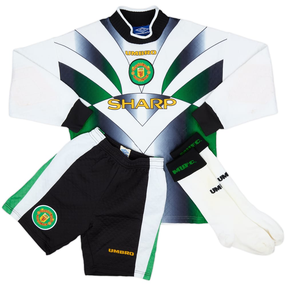 1996-97 Manchester United GK Full Kit - 7/10 - (L.Boys)