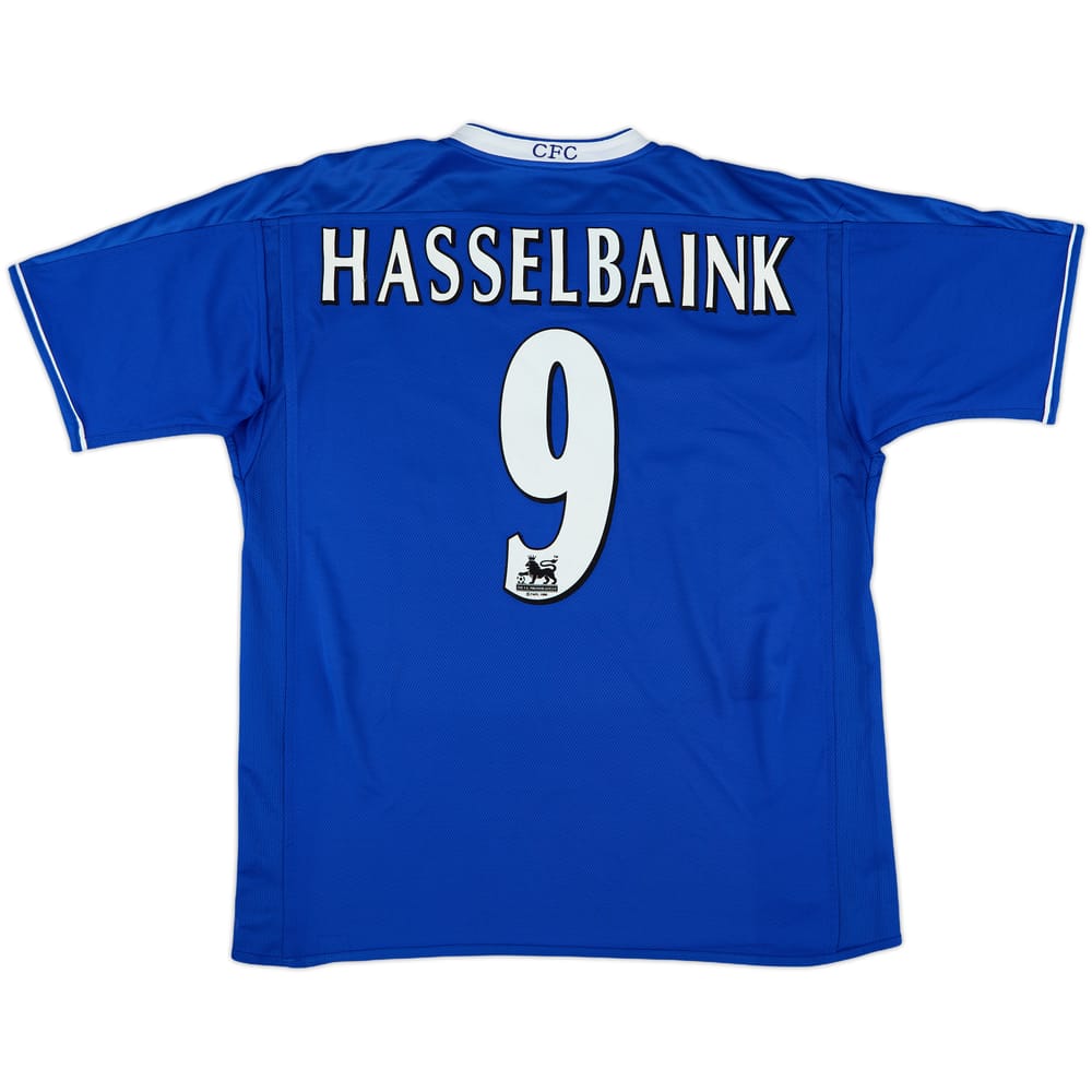 2003-05 Chelsea Home Shirt Hasselbaink #9 - 7/10 - (L)