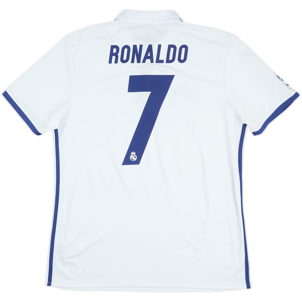 2016-17 Real Madrid Home Shirt Ronaldo #7 - 6/10 - (L)