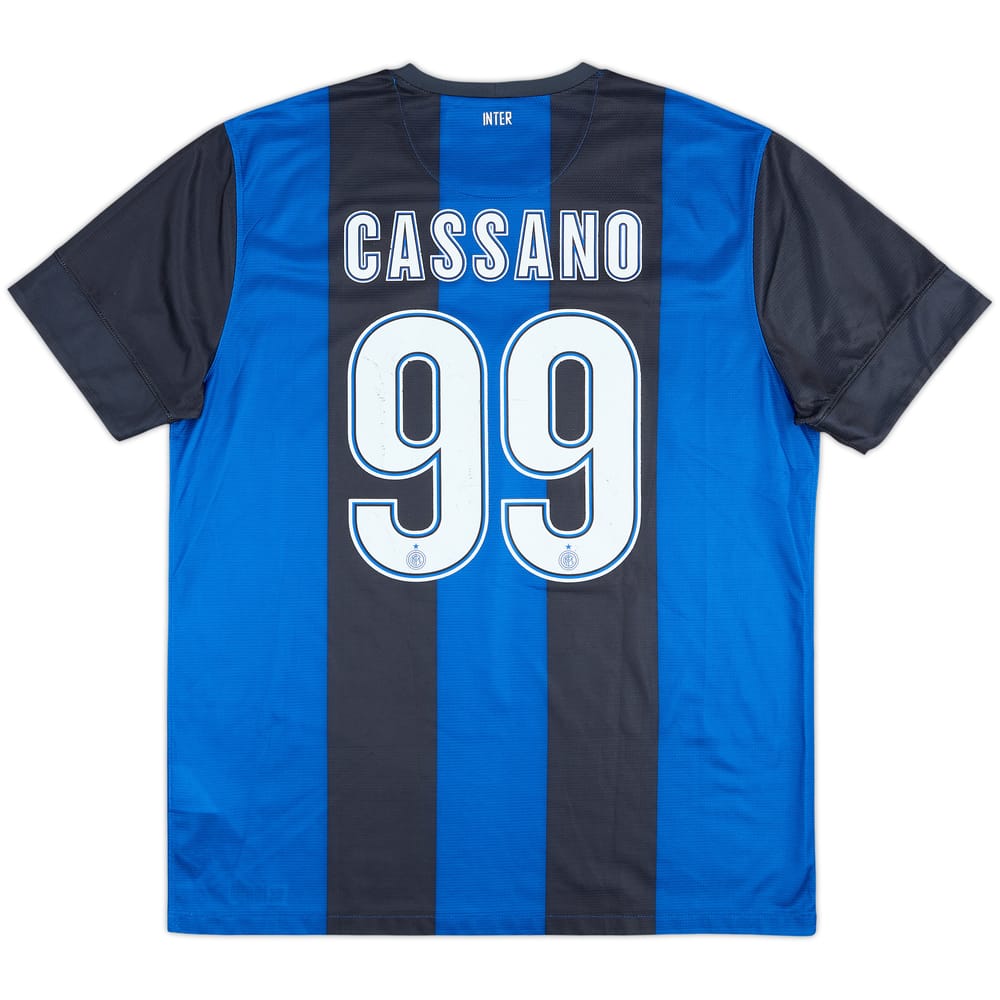 Camiseta de local del Inter Milan 2012-13 Cassano #99 - 5/10 - (XL)