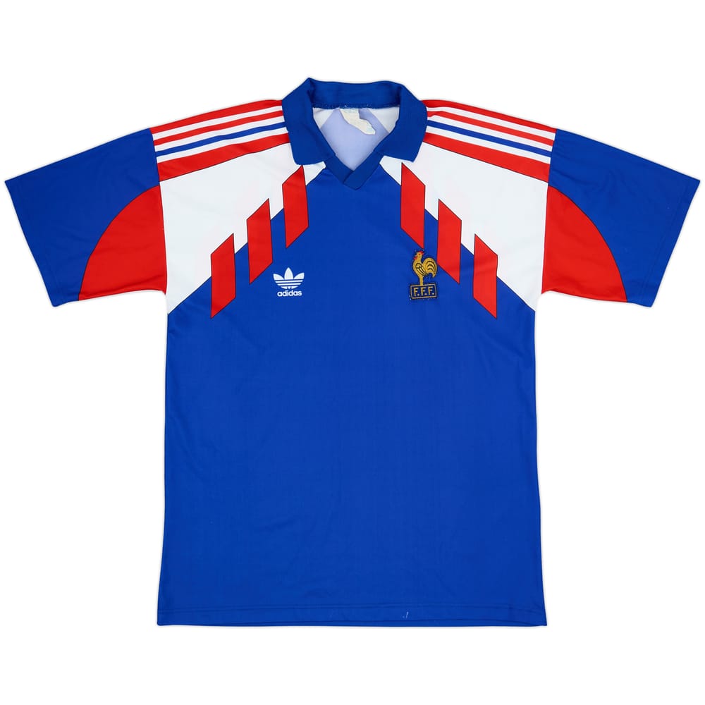 1990-92 France Home Shirt - 7/10 - (L)