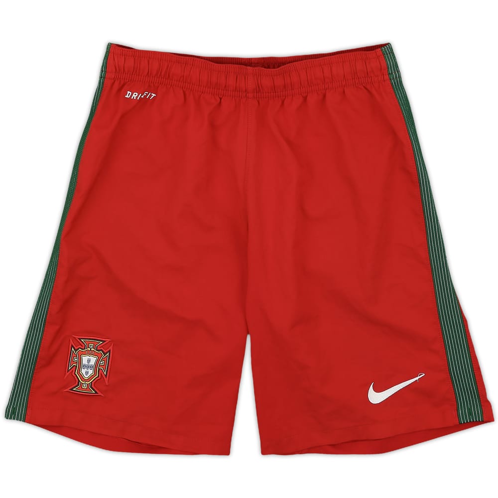 2016-18 Portugal Home Shorts - 9/10 - (S)