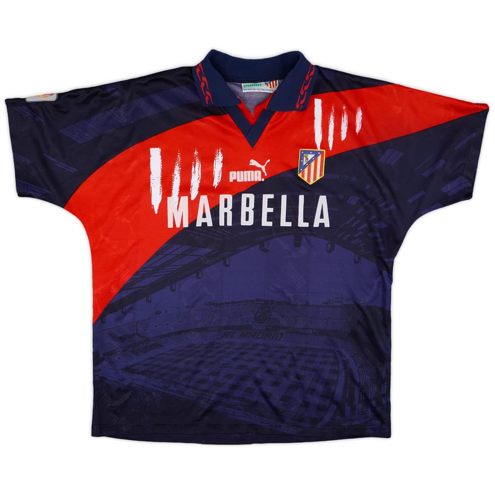 1995-96 Atletico Madrid Away Shirt - 8/10 - (M)
