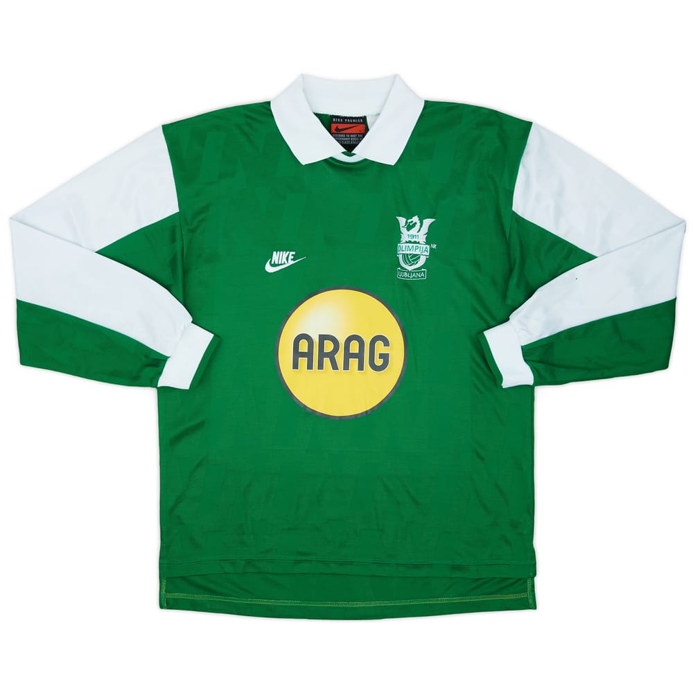 1996-97 Nike Template L/S Shirt (Olimpija Ljubljana) - 9/10 - (L)