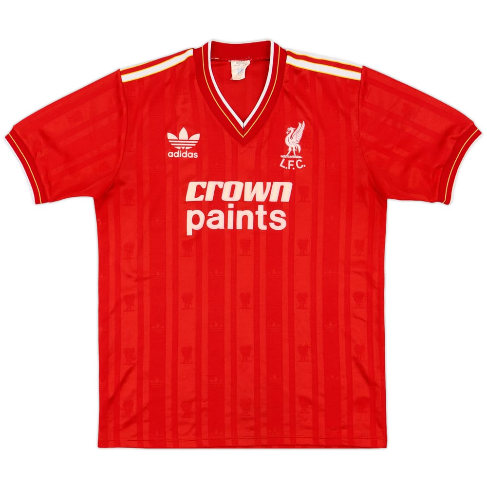 1985-87 Liverpool Home Shirt - 8/10 - (M)