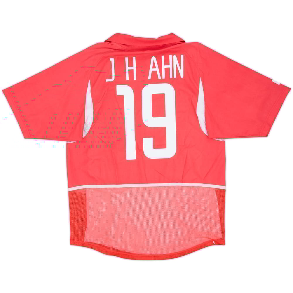 2002-03 South Korea Player Issue Home Shirt J.H.Ahn #19 - 8/10 - (M)