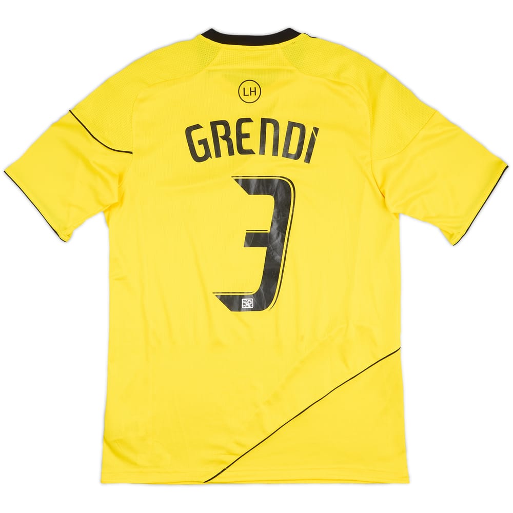 2010 Columbus Crew Player Issue Home Shirt Grendi #3 - 8/10 - (L)