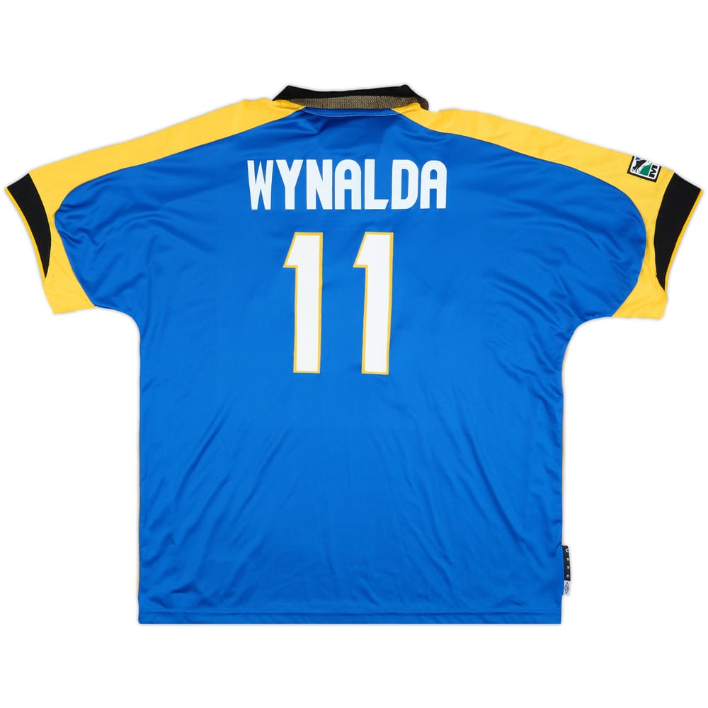 1999-00 Miami Fusion Match Issue Home Shirt Wynalda #11