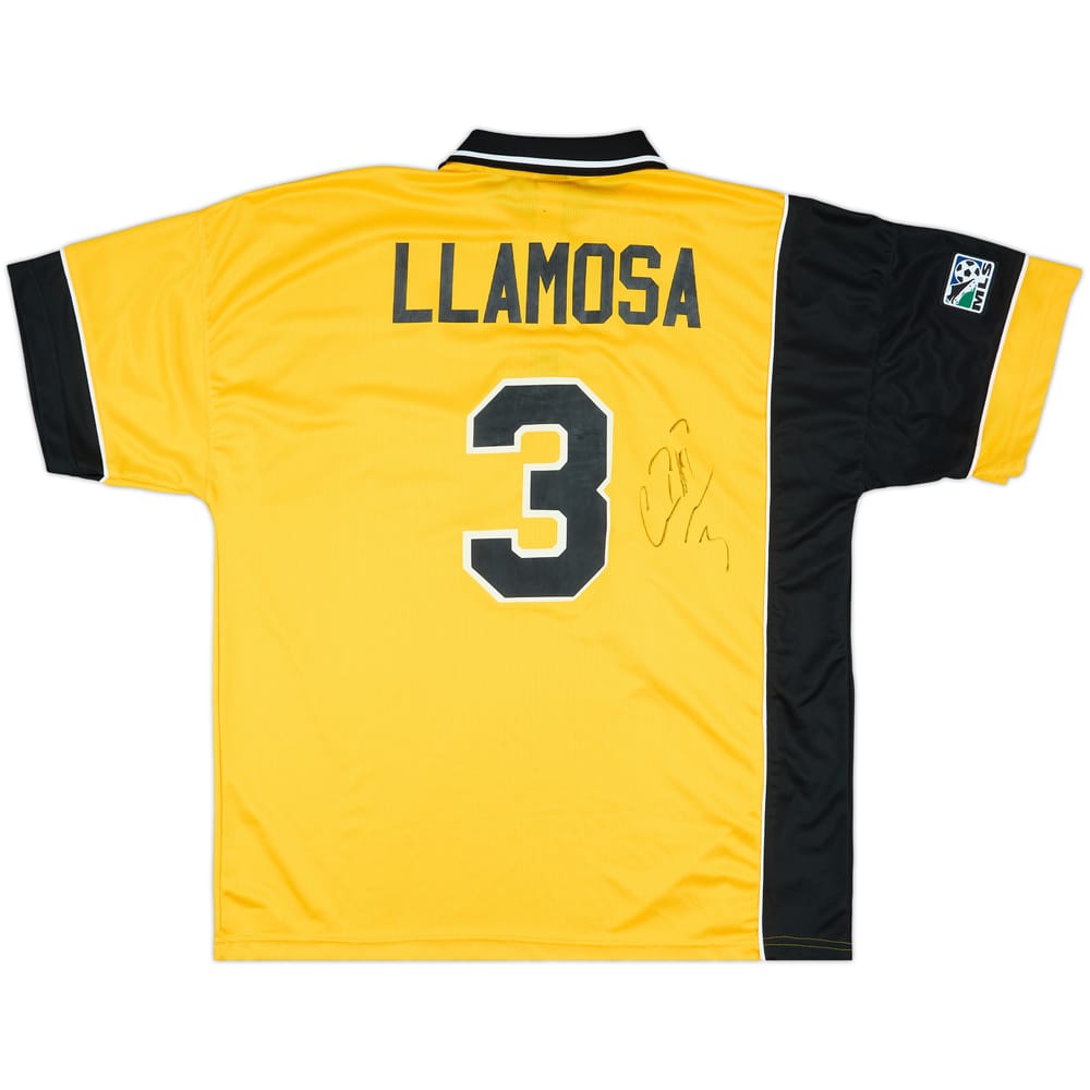 2001 Miami Fusion Match Issue Signed Third Shirt Llamosa #3